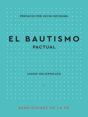 cover image of El bautismo pactual